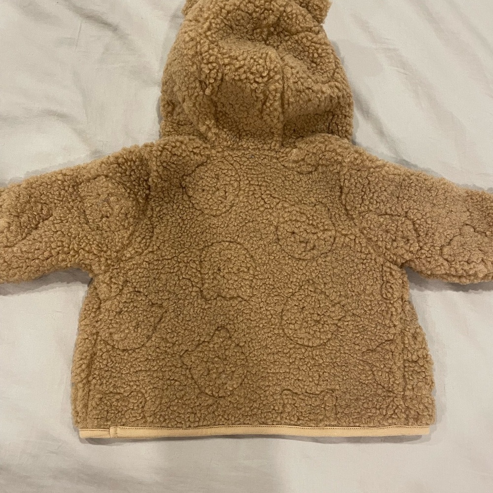 🐻 GAP Sherpa Bear Zip Jacket – 3–6 Months 🐻 - Picture 5 of 5